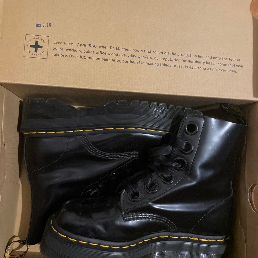 Dr. Martens Platform lace-up boots